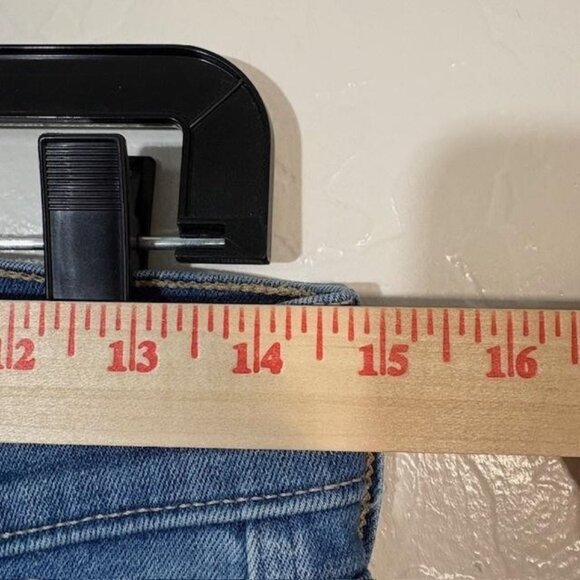 Veronica Beard Jeans Womens 27 Carson Ankle Flare High Rise Raw Hem Made USA - Picture 7 of 9